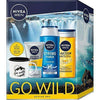 Spar King-NIVEA MEN Go Wild Active Set Geschenkset Männer Pflegeprodukte Shampoo Duschgel