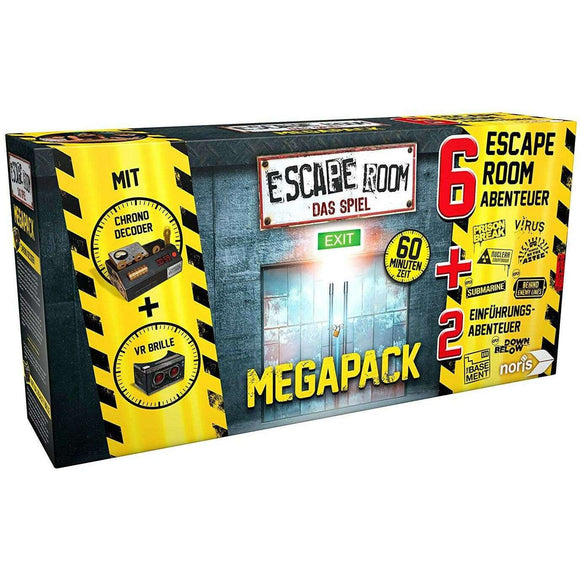 Spar King-Noris 606101831 Escape Room Mega Pack 6 Fälle Mini Game VR-Brille Chrono Decoder