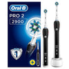 Spar King-Oral-B PRO 2 2900 Elektrische Zahnbürste Andruckkontrolle 2 Handstücke schwarz
