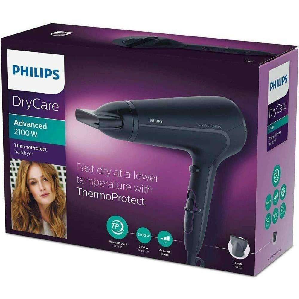 DryCare ThermoProtect – 2100 HP8230/00 Advanced Wat King Haartrockner Philips Spar