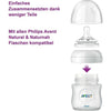 Spar King-Philips SCF043/27 Avent Natural Sauger 3m+ Anti-Kolik transparent Baby 2er Pack