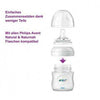 Spar King-Philips SCF045/27 Avent Natural Sauger 3m+ Variabler Durchfluss Baby 2er Pack