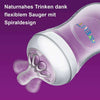 Spar King-Philips SCF053/17 Avent Natural Glas Flasche 240 ml Anti-Kolik-System Sauger