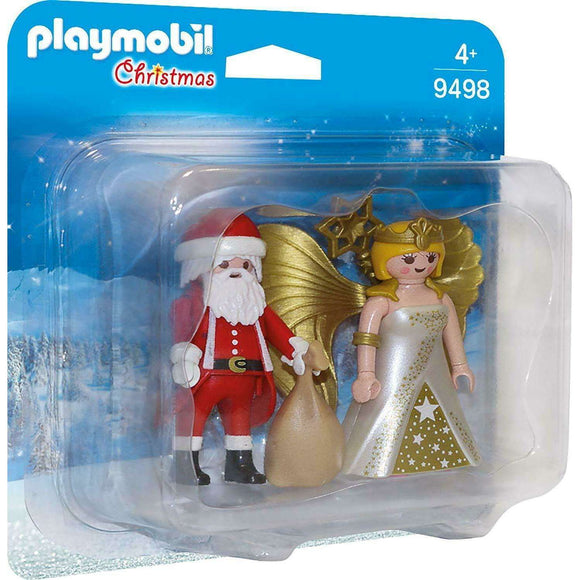 Spar King-Playmobil Christmas 9498 Weihnachtsmann & Engel Ergänzungsset Spielset Figur