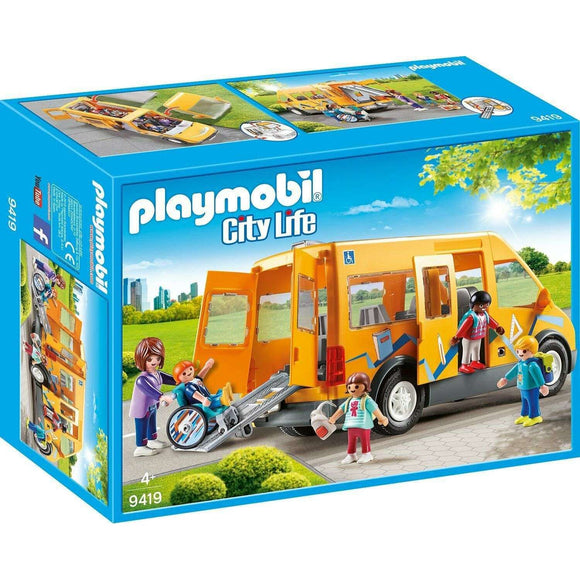 Spar King-Playmobil City Life 9419 Schulbus Ergänzungsset Spielset Figuren ab 4 Jahren