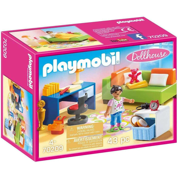 Spar King-Playmobil Dollhouse 70209 Jugendzimer Spielzeug Spielset 43 Teile Ab 4 Jahren