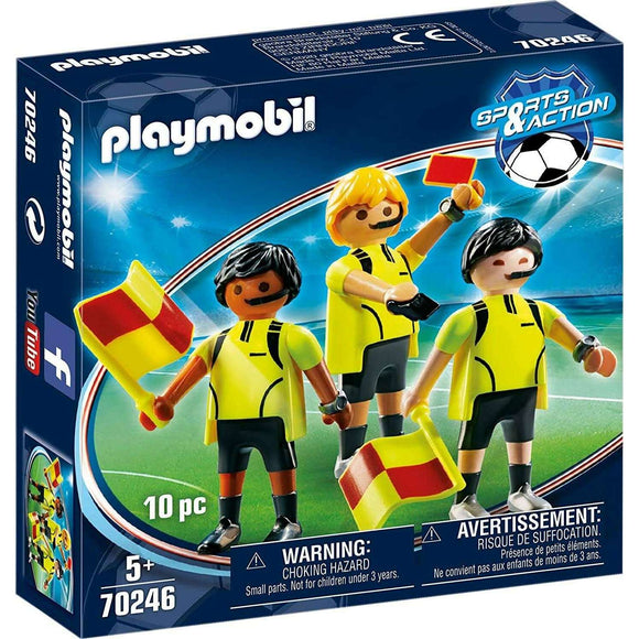 Spar King-Playmobil Sports & Action 70246 Schiedsrichter-Team Minifigur Spielzeug 10 Teile