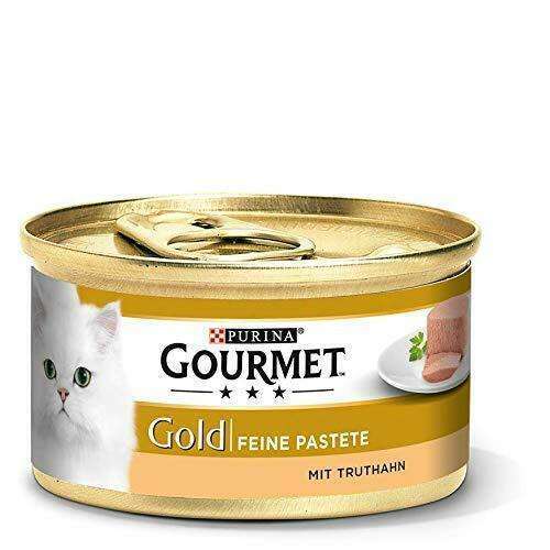 Spar King-Purina Gourmet Gold Feine Pastete Truthahn Katzennassfutter Dose 12 x 85 g