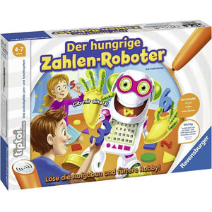 Spar King-Ravensburger 00706 Tiptoi Der hungrige Zahlen-Roboter Formen Zahlen Lernspiel