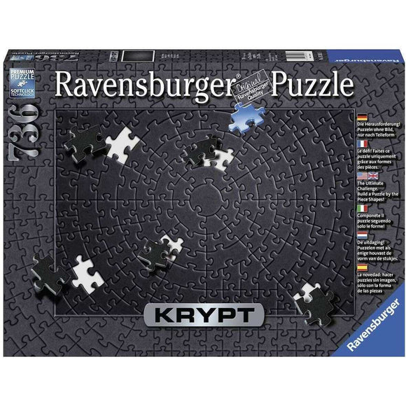 Spar King-Ravensburger 15260 Krypt Black Erwachsenenpuzzle Format 70 x 50 cm 736 Teile