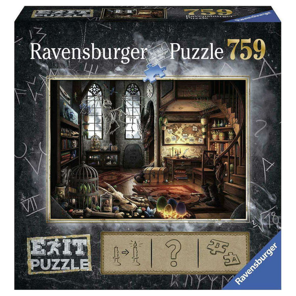 Spar King-Ravensburger 19954 Exit 5 Im Drachenlabor Premium Puzzle 759 Teile Escape Room