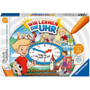 Spar King-Ravensburger tiptoi 00847 Wir lernen die Uhr interaktives Lernspiel ab 6 Jahren