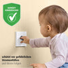 Spar King-Reer Steckdosen-Schutz Kindersicherung Baby Kleinkinder schraubbar 20 Stück weiß