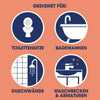 Spar King-Sagrotan Bad-Reiniger Atlantikfrische Desinfektionsreiniger WC-Spray 3 x 750 ml