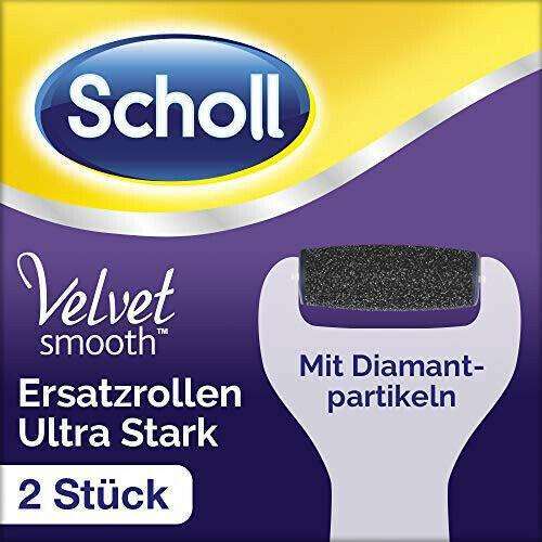 Spar King-Scholl Velvet Smooth Ersatzrollen Ultra Stark Hornhautentferner 2er Pack