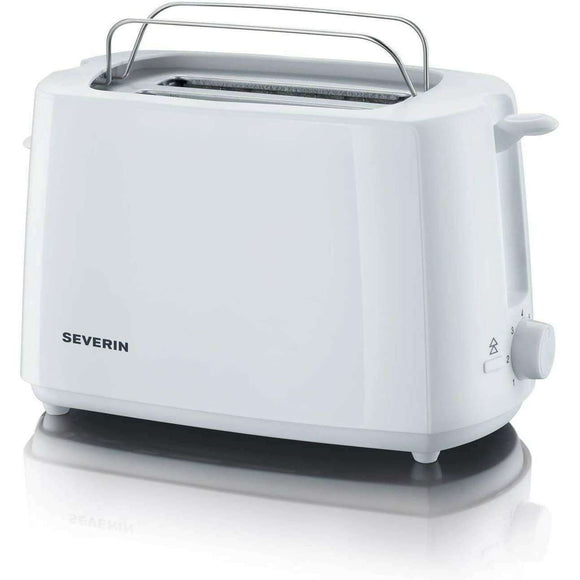 Spar King-Severin 2288 Automatik-Toaster Brötchen Röstaufsatz 2 Röstkammern 700 W Weiß