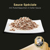 Spar King-Sheba Sauce Spéciale Katzenfutter Pute Putenhäppchen helle Sauce 22 x 85 g