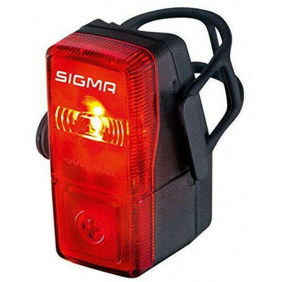 Spar King-Sigma Sport LED Batterie Fahrradbeleuchtung CUBIC Rücklicht 400 m Sichtbarkeit