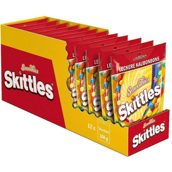 Spar King-Skittles Kaubonbons Smoothies Fruchtgeschmack 5 Geschmacksrichtungen 12 x 160g
