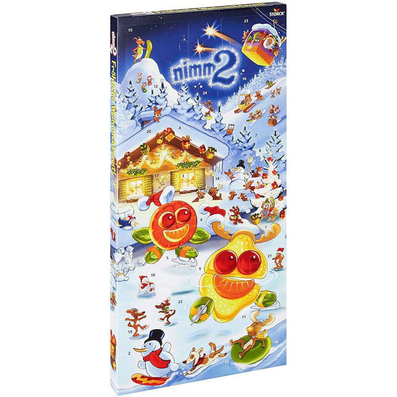 Spar King-Storck Nimm2 Adventskalender Bonbons Lollis Fruchtgummi Süßwaren Kinder 300 g