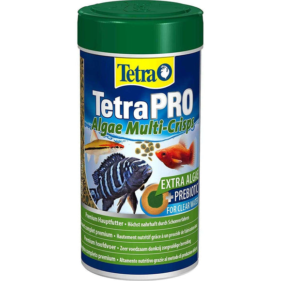 Spar King-Tetra Pro Algae Multi-Crisps Premiumfutter Hauptfutter Zierfische 250 ml Dose