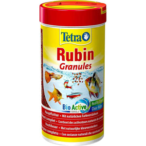 Spar King-Tetra Rubin Granules Feinkörniges Granulat Hauptfutter Zierfische 250 ml