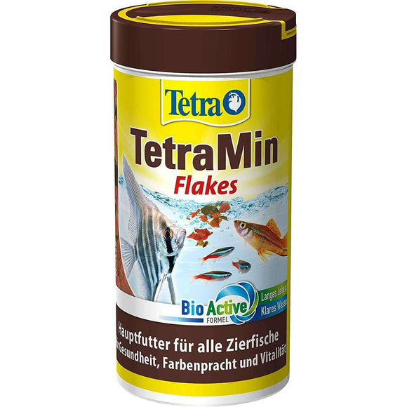 Spar King-TetraMin Flakes Hauptfutter Zierfische Flockenform BioActive Formel Dose 250 ml