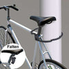 Spar King-TOPTREK Faltschloss mit Zahlenschloss Halterung Fahrradschloss Level 10 85 cm