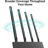 Spar King-TP-Link Archer C80 Dualband WLAN Router 1300Mbits 5GHz 4 Gigabit Ports schwarz