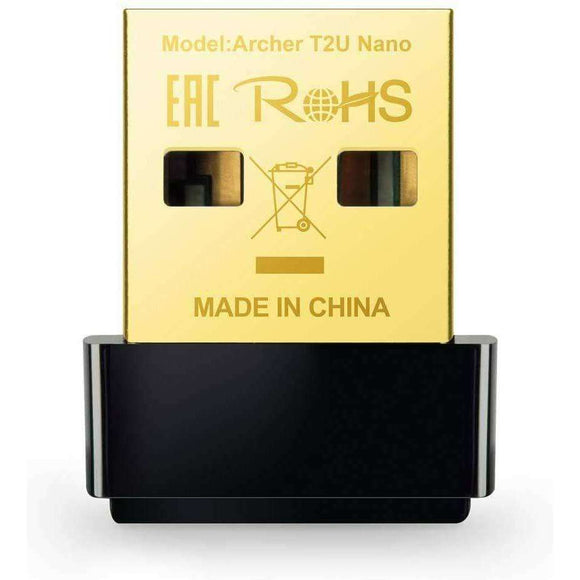 Spar King-TP-Link Archer T2U Nano AC600 WLAN USB Adapter Dualband Windows Mac OS schwarz