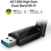 Spar King-TP-Link Archer T3U Plus AC1300 High Gain Dualband USB Stick WLAN Adapter Antenne