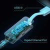 Spar King-TP-Link UE300 USB 3.0 Ethernet Adapter Plug & Play Windows PC Mac Linux weiß