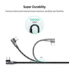 Spar King-UGREEN USB C auf USB A Ladekabel 90 Grad Winkelstecker Android Huawei 1 m