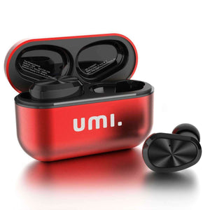 Spar King-Umi TWS Bluetooth 5.0 IPX7 W5S Kabellose In-Ear-Kopfhörer iPhone Android Rot
