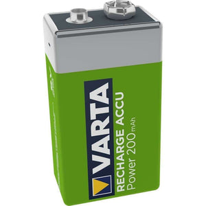 Spar King-VARTA Rechargeable Accu 9V Block Akku Batterie Vorgeladen 200mAh Wiederaufladbar