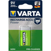 Spar King-VARTA Rechargeable Accu 9V Block Akku Batterie Vorgeladen 200mAh Wiederaufladbar