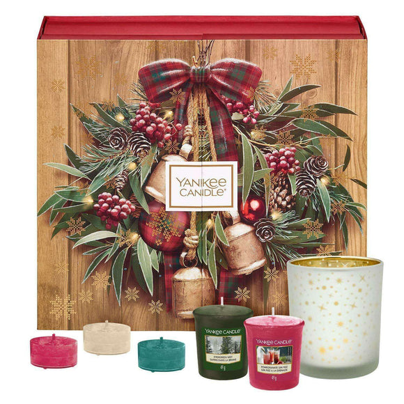 Yankee Candle Adventskalender Geschenkset Votivkerzen Teelichten