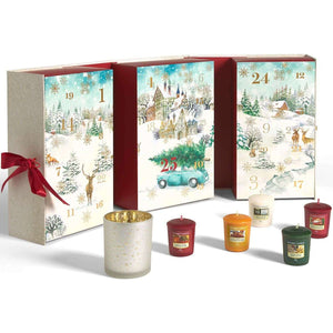 Spar King-Yankee Candle Adventskalender Votivkerzen Teelichter Kerzenhalter Advent Deko