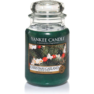 Spar King-Yankee Candle Christmas Garland Große Kerze im Glas Paraffinwachs Duft 623 g