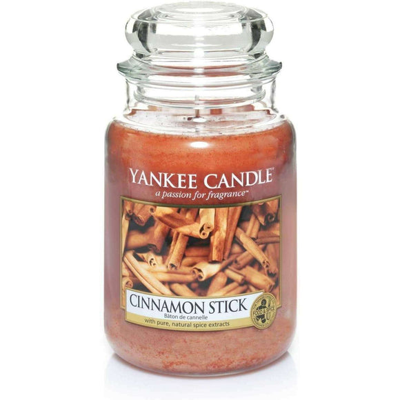 Spar King-Yankee Candle Cinnamon Stick Große Kerze im Glas Paraffinwachs Duftkerze 623 g