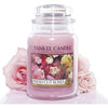 Spar King-Yankee Candle Fresh Cut Roses Große Kerze im Glas Paraffinwachs Duftkerze 623 g