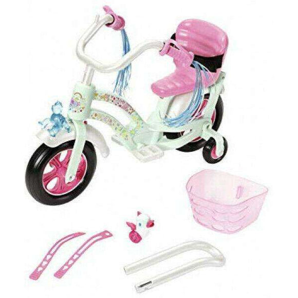 Spar King-Zapf Creation 827208 Baby Born Play&Fun Fahrrad Für Puppen bis 38 cm Weiß